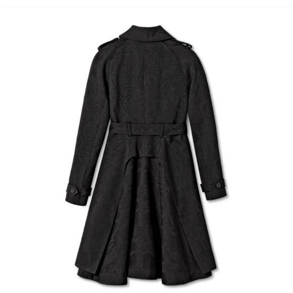 Altuzarra For Target Snakeskin Double Breasted Trench Coat - Size XS - Picture 2 of 12
